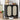 Wooden Sideboard Cabinet Black with Handmade Rattan Doors