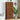 72" Kitchen Pantry Storage Cabinet Walnut with 4 Woven Doors and Adjustable Shelves