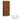 72" Kitchen Pantry Storage Cabinet Walnut with 4 Woven Doors and Adjustable Shelves Size