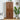 72" Kitchen Pantry Storage Cabinet Walnut with 4 Woven Doors and Adjustable Shelves