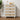 Beige White Mid Century Modern 4 Drawer Dresser Wide Wood Vintage Chest of Drawers with Burlap Rattan Drawers