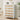 Beige White Mid Century Modern 5 Drawer Dresser Wide Wood Vintage Chest of Drawers with Burlap Rattan Drawers