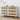 Beige White Mid Century Modern 6 Drawer Dresser Wide Wood Vintage Chest of Drawers with Burlap Rattan Drawers