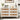 Beige White Mid Century Modern 6 Drawer Dresser Wide Wood Vintage Chest of Drawers with Burlap Rattan Drawers