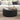 Black 31.5" Mid Century Modern Round Coffee Table with Storage and Fluted Base