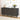 Black 59" Modern Accent Sideboard Storage Cabinet With 4 Doors & Carving Lines