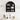 Black Arched Bathroom Wall Storage Cabinet with Adjustable Wood Shelf & Glass Doors