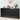 Black Farmhouse Wood Storage Cabinet Sideboard with Adjustable Shelves and 4 Doors