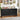 Black Farmhouse Wood Storage Cabinet Sideboard with Adjustable Shelves and 4 Doors