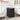 Black Fluted Small Night Stand Narrow End Table with Charging Station and USB Ports
