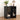 Black Mid-Century Modern Wooden Narrow Nightstand Set of 2