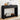 Black console table with decorative items in a room setting