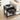Black Mid Century Modern Farmhouse Fluted Nightstand Small End Table with Drawer and Storage
