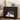Black Mid Century Modern Farmhouse Wood Nightstand with Wave Panel Drawer