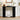Black Mid Century Oval Fluted Entryway Console Table with Storage Shelf