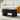 Black Mid Century Oval Wood Fluted Lift Top Coffee Table with Hidden Compartment