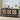 Black Modern Farmhouse Sideboard Buffet Storage Cabinet with 3 Flax Door and Adjustable Shelves