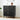 Black Modern Iron Rattan 3 Drawer Dresser Accent Storage Cabinet