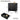 Black Modern Iron Rattan 3 Drawer Dresser Accent Storage Cabinet