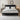 Black Modern Wood Boho Nightstand Rustic End Table with Linen and Solid Wood Legs