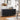 Black Modern Wood Fluted Storage Cabinet Sideboard Buffet with 3 Doors