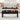 Black coffee table with lift-top feature in a living room setting