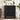 Black Modern Wooden Fluted Storage Cabinet Sideboard Buffet with Adjustable Shelves and Solid Wood Legs