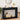 Black Narrow Console Table with 2 Drawers
