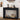 Black Narrow Console Table with 2 Drawers