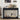 Black Narrow Console Table with 2 Drawers