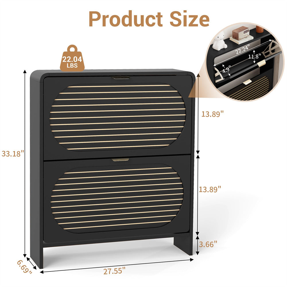 Black metal product with dimensions labeled on a white background