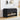 Black Shoe Cabinet Storage Bench with Wave Panel Drawer and Cushion