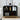 Black Storage Cabinet Sideboard Console Table with Blister Doors and Adjustable Shelves
