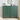 Green Mid Century Modern 5 Drawer Fluted Dresser Chest of Drawers With Wooden Legs