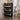 Modern Entryway Wooden Shoe Cabinet Freestanding Tipping Bucket Shoe Rack Black with 3 Flip Drawers