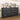 Modern Iron Rattan Dresser Chest of Drawers Black Hallway Entryway Storage Cabinet