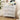 Modern Iron Rattan Dresser Chest of Drawers White Hallway Entryway Storage Cabinet