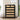 Modern Rattan 5 Drawers Dresser Table Black Chest of Drawers with Metal Handles