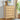 Modern Rattan 5 Drawers Dresser Table Natural Chest of Drawers with Metal Handles