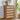 Modern Rattan 5 Drawers Dresser Table Walnut Chest of Drawers with Metal Handles