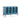 Modern Sideboard Cabinet Console Table Blue with Glass Doors