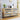 Modern Wood 3 Drawer Dresser Natural Tempered Glass Drawer Design