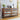 Modern Wood 3 Drawer Dresser Walnut Tempered Glass Drawer Design