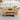 Natural 43.3" Wood Farmhouse Fluted Oval Coffee Table with Storage with Large Storage Shelf