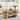 Natural 43.3" Wood Farmhouse Fluted Oval Coffee Table with Storage with Large Storage Shelf