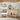 Natural 43.3“ Fluted Half Moon Modern Entryway Console Table with Storage