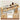 Natural 51.18" Mid Century Farmhouse Console Table with Storage and 3 Drawers