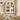 Natural Arched Bathroom Wall Storage Cabinet with Adjustable Wood Shelf & Glass Doors