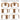 Wooden corner desk with various configurations on a white background