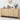 Natural Farmhouse Wood Storage Cabinet Sideboard with Adjustable Shelves and 4 Doors